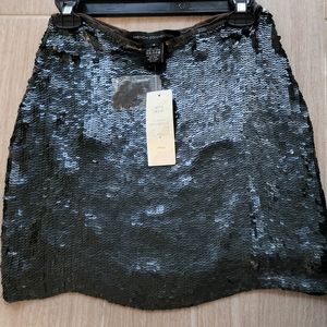 French connection sequins mini skirt size 4